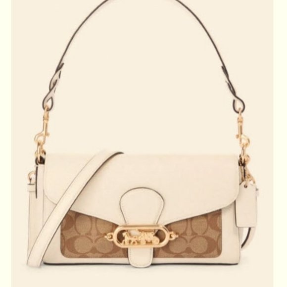Coach Bags Coach Jade Shoulder Bag W Coach Signature Canvas Nwot